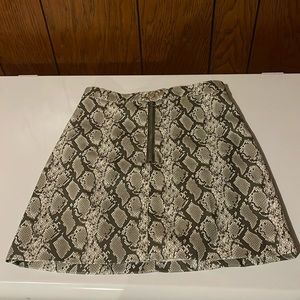 Snakeskin mini